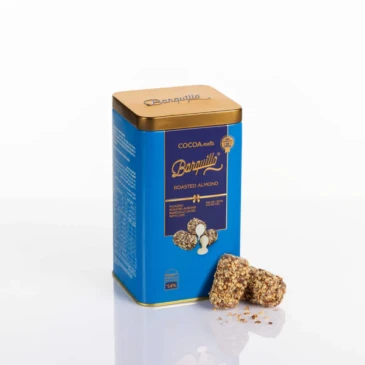 Barquillo Roasted Almond Chocolate - Tin