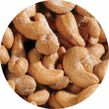 Natural Roasted Cashew Nuts Without Peel